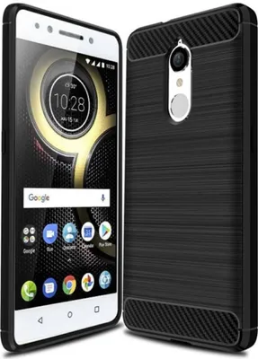 Produktbild von Schutzhülle Handyhülle für Lenovo K8 Case Cover Carbon Optik Schwarz