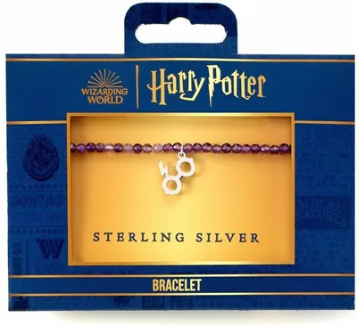 Produktbild von Harry Potter Armband aus echtem Sterling-Silber mit Blitzschlag und Kristall