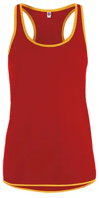 Image de Starworld - Haut pour femmes, Sport LT5400 (S) (rouge/or)