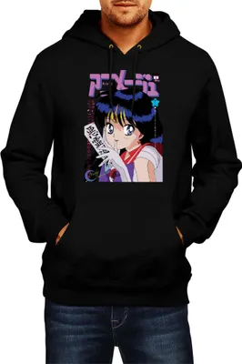 Produktbild von Herren Kapuzenpullover Japan Manga Anime Comics Animation Sailor Anime Manga Moon 15, Man S / Schwarz