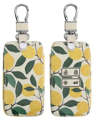 Produktbild von kwmobile Autoschlüssel Hülle kompatibel mit Renault 4-Tasten Smartkey Autoschlüssel (nur Keyless Go) - Kunstleder Schutzhülle Schlüsselhülle Cover