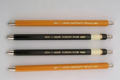 Produktbild von Druckbleistift Metall " Versatil" 2,0 x 120 mm Mine - Gelb - mit Minenspitzer > N1004KK <