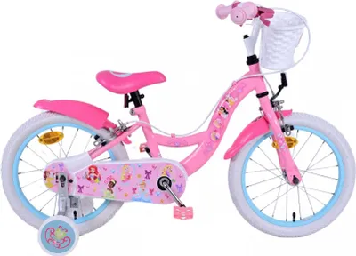 Image de Vélo enfant Disney Princess - Fille - 16 pouces - Rose - Deux freins à main