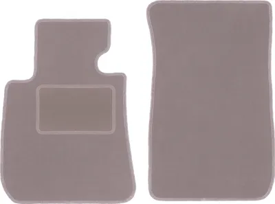 Image de Tapis de sol en velours pour BMW 3 E91 break, touring (2004-2011) - tapis de sol avant LUX beige (2 pièces)