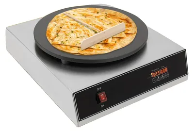 Obrázok produktu pre Elektrický prístroj na prípravu palaciniek, 2800 W, 220 V, varná doska s priemerom 40 cm, nepriľnavý povrch, digitálny displej