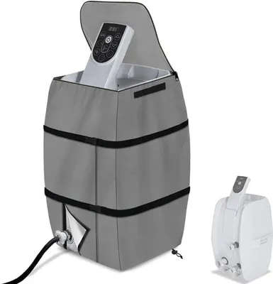 Produktbild von Abdeckung für Whirlpool- & Spa-Heizungspumpen, wasserdicht, staubdicht & isoliert, passend für Außenwanne/Pool, Maße 43×38×54 cm