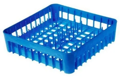Geschirrabtropfgestell 35x35x12 cm, Kunststoff, Blau