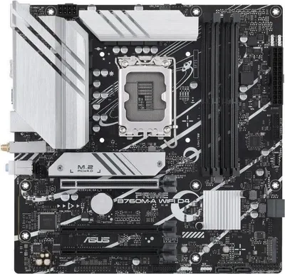 Productafbeelding van Moederbord ASUS PRIME B760M-A WIFI D4, LGA 1700, DDR4, Wi-Fi 6