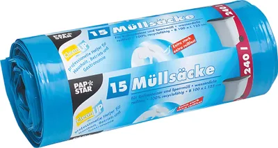 Image de PAPSTAR 12129 Papstar 15 Müllsäcke 240 l