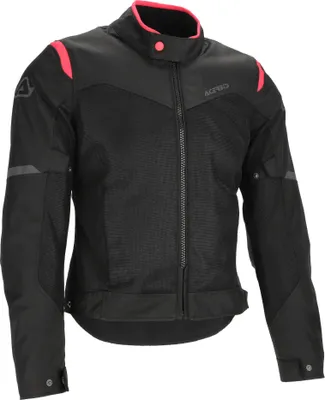 Immagine prodotto di Giacca impermeabile ACERBIS Dual Road in poliestere, omologata Ramsey Vent 2.0, da donna, nera/rosa, taglia M