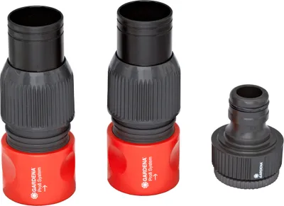 Produktbild von Gardena Profi-System Anschluss-Satz, Schwarz, Grau, Orange