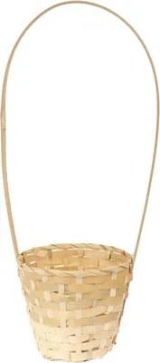 Zdjęcie produktu dla Koszyk wielkanocny naturalny do święconki fi16 cm WYS 48 CM