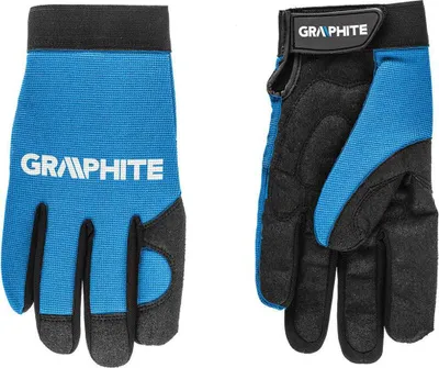 Produktbild von GRAPHITE Arbeitshandschuhe 10", Kunstleder + flexibles Gewebe