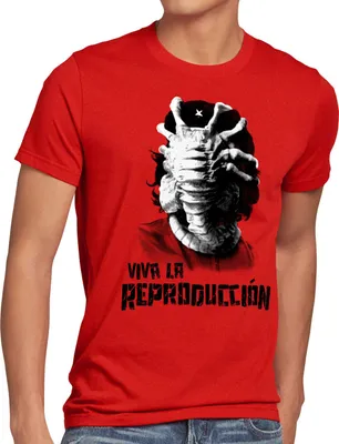 Produktbild von style3 Viva Facehugger T-Shirt Herren revolution revolution liberta xenomorph