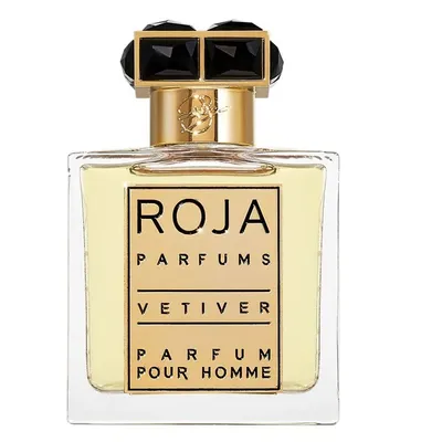 A bottle of Roja Parfums Vetiver Parfum Pour Homme.