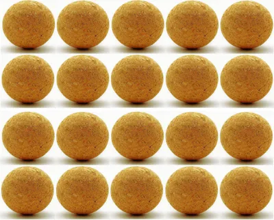Produktbild von 20 x Kork Kugel 5 cm - Weinkorken Kugelstopfen Holzkorken Korkbälle Korkstopfen