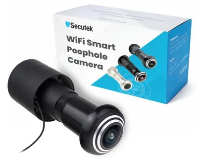 Produktbild von WiFi Türbetrachter Secutek SKI-ID158IP2MPW2 Silber
