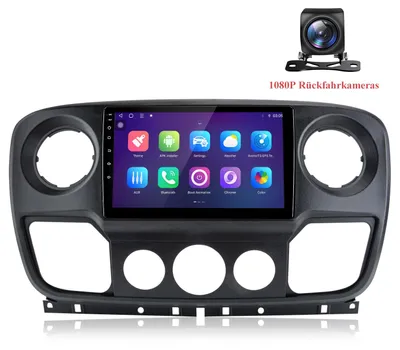 Produktbild von 10 Zoll Android Autoradio für Renault Master Opel Movano B Nissan NV400 2010-2021 CarPlay Android Auto 8-Core 6+128GB DSP 4G LTE Rückfahrkamera GPS