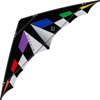 Produktbild von Elliot Drachen Mirage XL 310x110 rainbow/schwarz/grau rtf