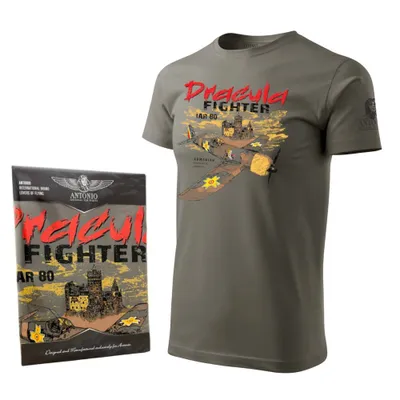 Produktbild von T-Shirt mit Flugzeug IAR 80 DRACULA (XXL)