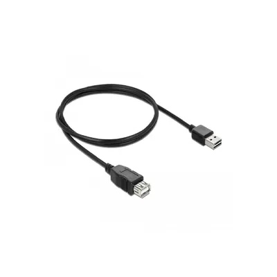 Produktbild von DELOCK USB Verl. A -> A St/Bu 1.00m sw Easy USB