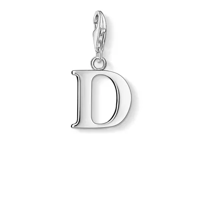 Produktbild von Thomas Sabo 0178-001-12 Charm-Anhänger Buchstabe D Sterling-Silber