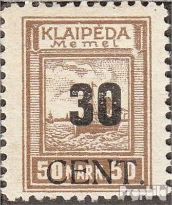 Produktbild von Briefmarken Memelgebiet 1923 Mi 194 postfrisch Aushilfsausgabe