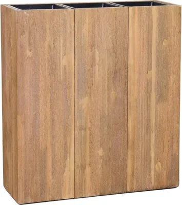 Produktbild von VIVANNO Raumteiler Holz ELEMENTO Kasten, Antikbraun Maserung - 64x25x75 cm