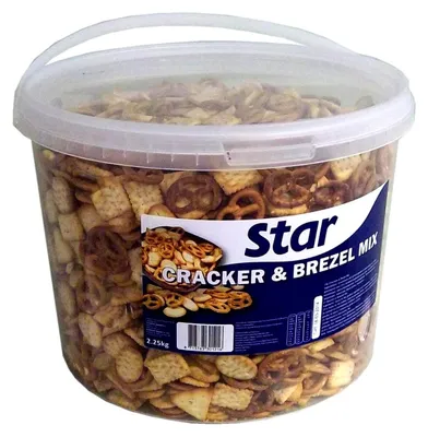 Obrázok produktu pre Star Cracker Pretzel Mix 2250 g – Chrumkavé praclíkové občerstvenie na párty a zdieľanie