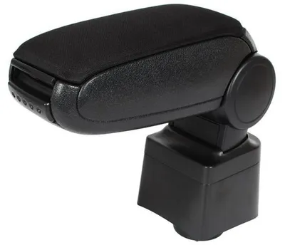 Productafbeelding van Middenarmsteun, armleuning, opklapbaar, textiel, zwart, voor VW Polo V 6R vanaf 2009