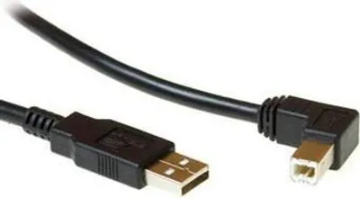 Image de MicroConnect USB2.0 A-B 1.8m M-M, Noir