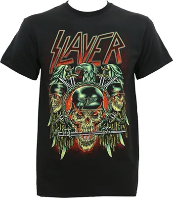 Produktbild von Slayer - "Prey With Background" T-Shirt für Herren/Damen Uni RO1442 (XXL) (Schwarz)