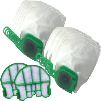 Produktbild von 10 Staubsaugerbeutel 2 Motorfilter geeignet für Kobold VB100, VB 100
