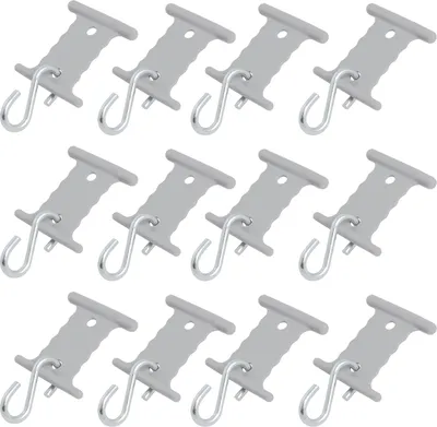 Produktbild von Wamovo Markisen S Haken Set 12 Stück Kederhaken passend für  5/6mm 7/8mm Kederschienen