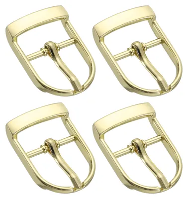 Productafbeelding van Metalen Riemgespen - Set van 4 stuks - Voor riemen, tassen en schoenen - 13,5 mm - Goudkleurig