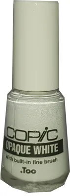 Productafbeelding van Copic inkt, opaak wit, 6 ml, met penseel