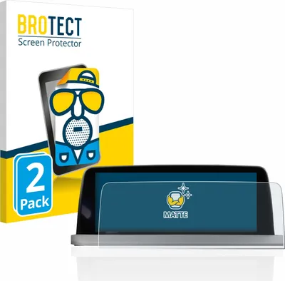 Produktbild von 2x BROTECT Schutzfolie für BMW X3 G01 2017-2021 Infotainment System 10.2" Displayschutz Displayschutzfolie Folie Matt Entspiegelungsfolie