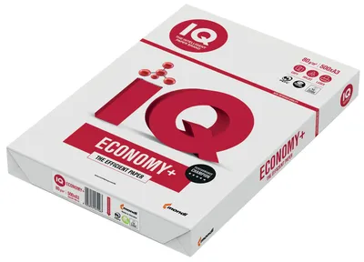 Produktbild von IQ Kopierpapier ECONOMY+ DIN A3 80 g/qm 500 Blatt