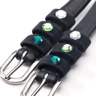 Obrázok produktu pre Kavalkade ostruhové remienky Seasons Dreams Spring black/green-white unisize