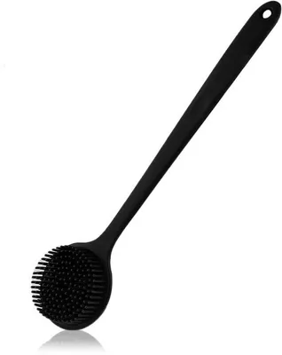 Produktbild von Unyqoos® Silikon-Rückenbürste, ergonomischer 38 cm Griff – Tiefenreinigung & Massage, schnelltrocknend, für alle Hauttypen