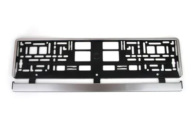 Obrázek produktu pro 01646 Rámeček SPZ - kartáčovaný stříbrný