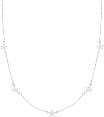 Produktbild von Süße 925 Sterling Silber (Rhodiniert) Damen - Halskette - 43cm*8mm; TRS23478