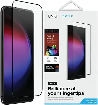 Produktbild von Uniq Optix Vivid Glas Für Samsung Galaxy S24 Mit Applikator