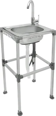 Produktbild von Küchenspüle, Edelstahl, Multifunktionales Design, Silber