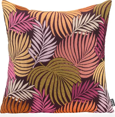 Produktbild von H.O.C.K. Copacabana Kissen floral 45x45cm pink fuchsia