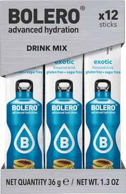 Produktbild von Bolero Drink Sticks Getränkepulver, 12 x 3 g Sachets