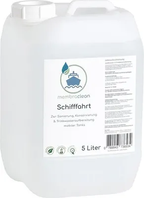 Produktbild von membraclean Trinkwasseraufbereitung Schifffahrt (Boote & Yachten) - 5 Liter