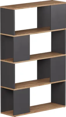 Image de Séparation de pièce Vicco Eneos Anthracite/chêne doré 80x124.5cm, Model 55634