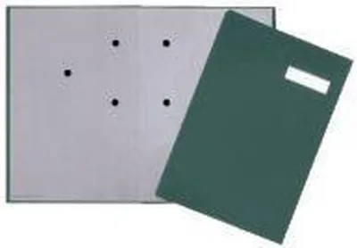 Produktbild von Q-Connect® KF31013 Unterschriftsmappe - 20 Fächer, grün