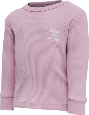 Produktbild von hummel hmlSAMI langarm Baby-Shirt mauve mist 68